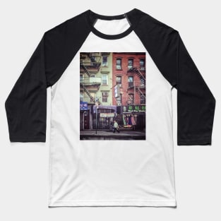 Chinatown, Manhattan, New York City Baseball T-Shirt